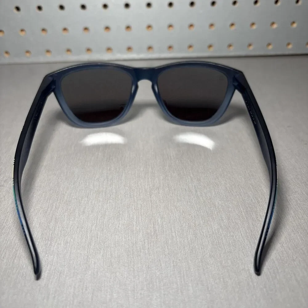 Knockaround Sunglasses Premiums Blue Frame Blue Mirrored Lens Sport Rubber